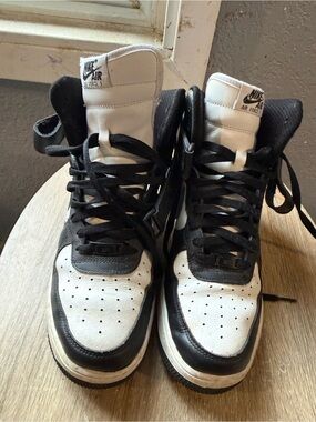 Nike High-Top Sneakers — Black & White